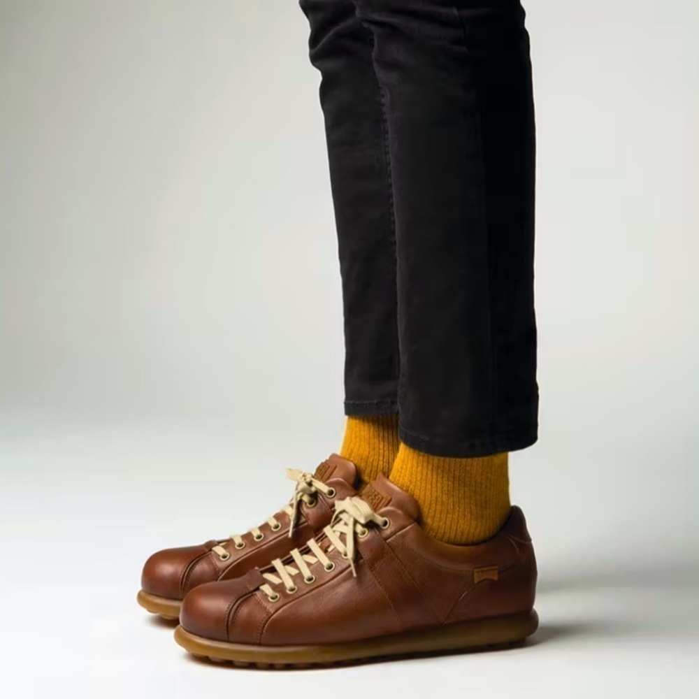 Camper Pelotas Ariel Brown Leather Shoes size 41
